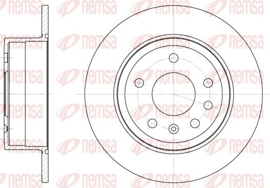 Remsa 6249.00 - Kočioni disk www.molydon.hr