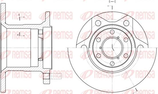 Remsa 6243.00 - Kočioni disk www.molydon.hr