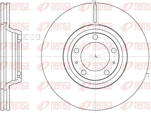 Remsa 6247.10 - Kočioni disk www.molydon.hr