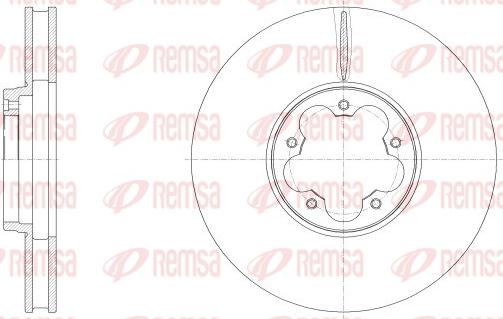 Remsa 62560.10 - Kočioni disk www.molydon.hr