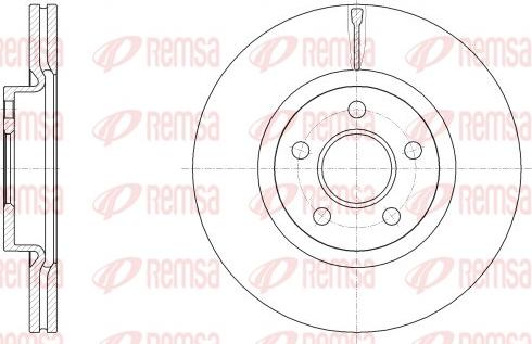 Remsa 62561.10 - Kočioni disk www.molydon.hr