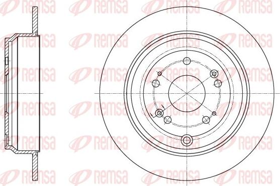 Remsa 62515.00 - Kočioni disk www.molydon.hr