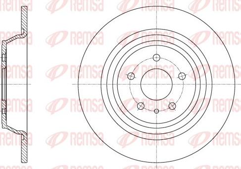 Remsa 62516.00 - Kočioni disk www.molydon.hr