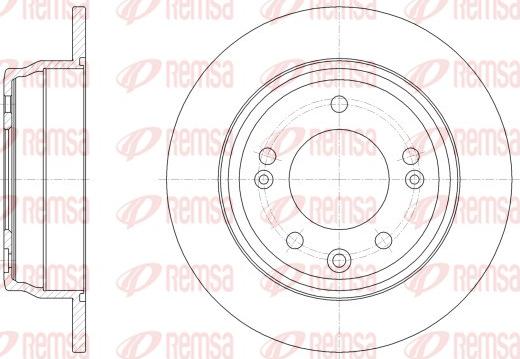 Remsa 62517.00 - Kočioni disk www.molydon.hr