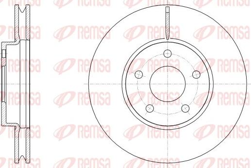 Remsa 62533.10 - Kočioni disk www.molydon.hr