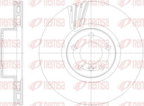 Remsa 62529.10 - Kočioni disk www.molydon.hr