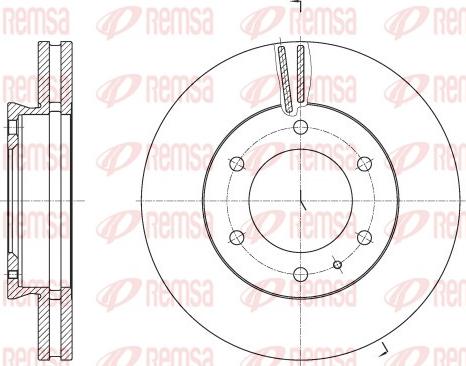 Remsa 62526.10 - Kočioni disk www.molydon.hr