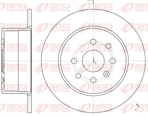 Remsa 6252.00 - Kočioni disk www.molydon.hr