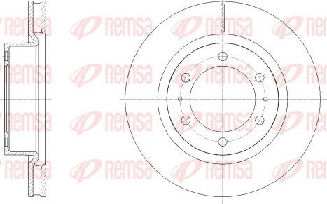 Remsa 62527.10 - Kočioni disk www.molydon.hr