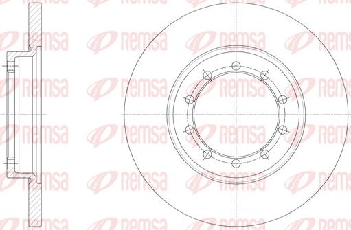 Remsa 62094.00 - Kočioni disk www.molydon.hr