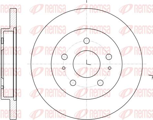 Remsa 62048.00 - Kočioni disk www.molydon.hr