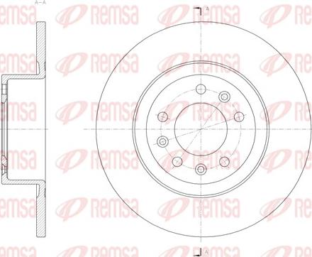 Remsa 62055.00 - Kočioni disk www.molydon.hr