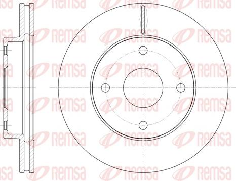 Remsa 62065.10 - Kočioni disk www.molydon.hr