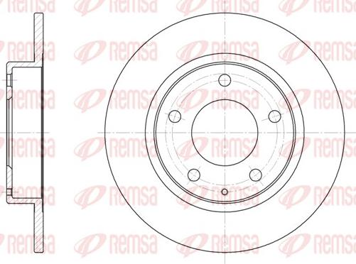 Remsa 6206.00 - Kočioni disk www.molydon.hr