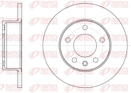 Remsa 6201.00 - Kočioni disk www.molydon.hr