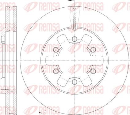 Remsa 62089.10 - Kočioni disk www.molydon.hr