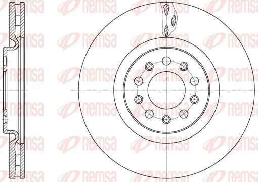 Remsa 62035.10 - Kočioni disk www.molydon.hr