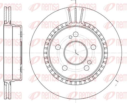 Remsa 62036.10 - Kočioni disk www.molydon.hr