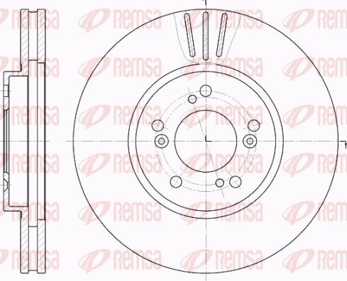 Remsa 62031.10 - Kočioni disk www.molydon.hr