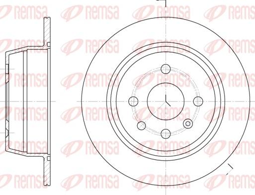 Remsa 6207.00 - Kočioni disk www.molydon.hr