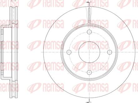 Remsa 62071.10 - Kočioni disk www.molydon.hr