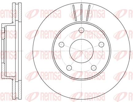 Remsa 6214.10 - Kočioni disk www.molydon.hr