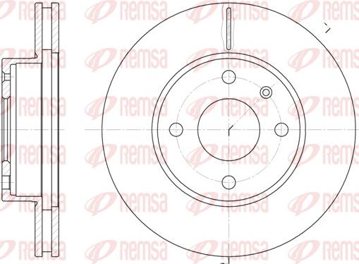 Remsa 6215.10 - Kočioni disk www.molydon.hr