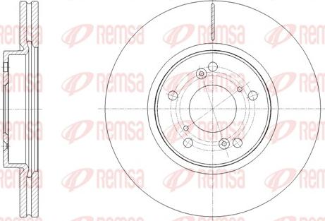 Remsa 62108.10 - Kočioni disk www.molydon.hr