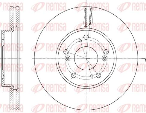 Remsa 62107.10 - Kočioni disk www.molydon.hr