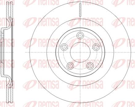 Remsa 62111.10 - Kočioni disk www.molydon.hr