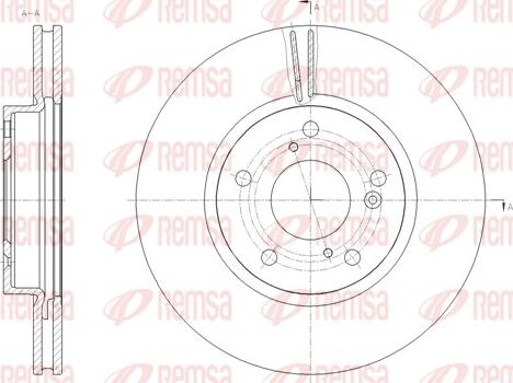 Remsa 62112.10 - Kočioni disk www.molydon.hr