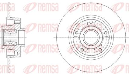 Remsa 62138.20 - Kočioni disk www.molydon.hr