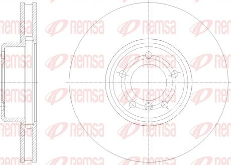 Remsa 62126.10 - Kočioni disk www.molydon.hr