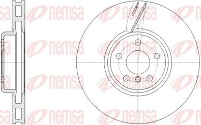 Remsa 62127.10 - Kočioni disk www.molydon.hr