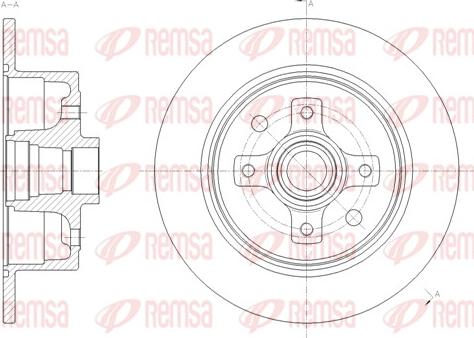 Remsa 6217.00 - Kočioni disk www.molydon.hr