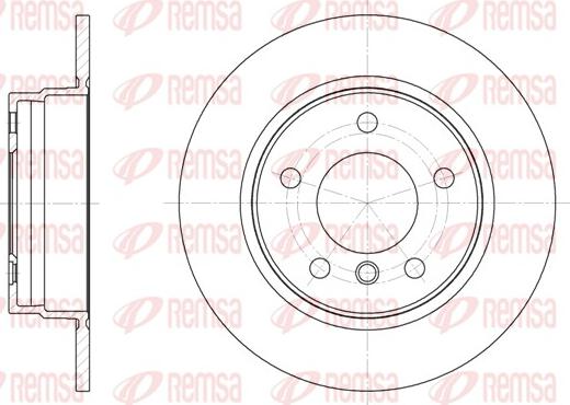 Remsa 6284.00 - Kočioni disk www.molydon.hr