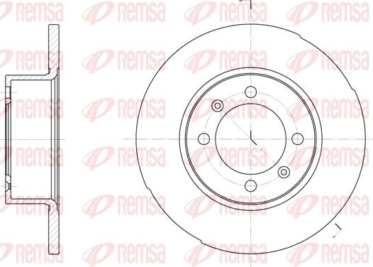 Remsa 6286.00 - Kočioni disk www.molydon.hr