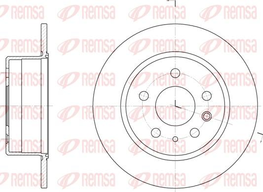 Remsa 6280.00 - Kočioni disk www.molydon.hr