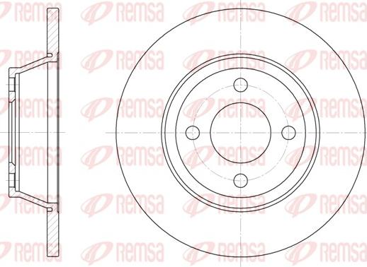 Remsa 6287.00 - Kočioni disk www.molydon.hr