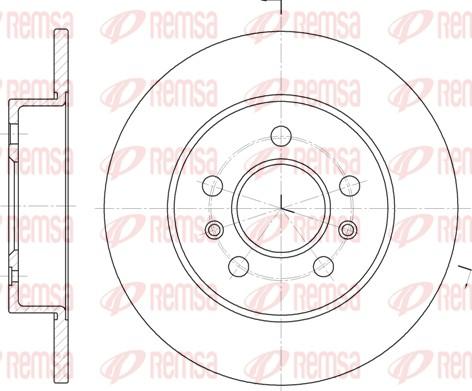 Remsa 6239.02 - Kočioni disk www.molydon.hr