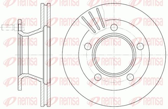 Remsa 6235.10 - Kočioni disk www.molydon.hr