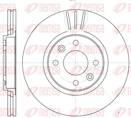 Remsa 6236.10 - Kočioni disk www.molydon.hr