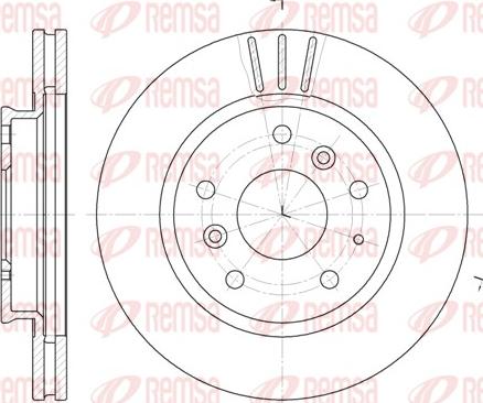 Remsa 6237.10 - Kočioni disk www.molydon.hr