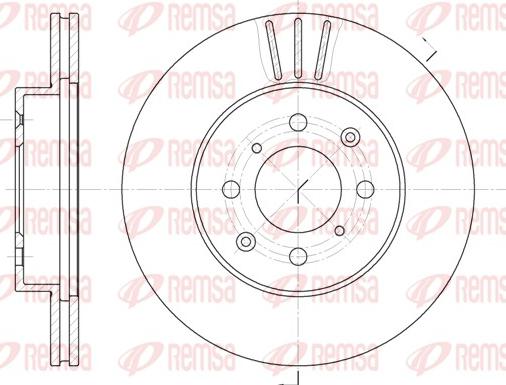 Remsa 6226.10 - Kočioni disk www.molydon.hr