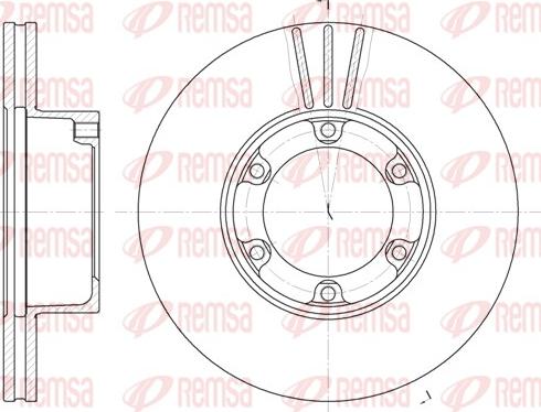 Remsa 6277.10 - Kočioni disk www.molydon.hr