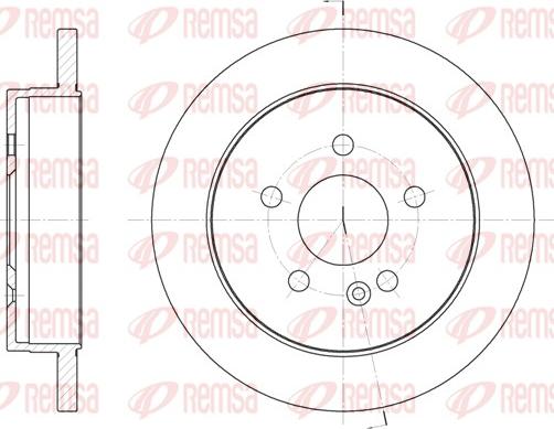 Remsa 6799.00 - Kočioni disk www.molydon.hr