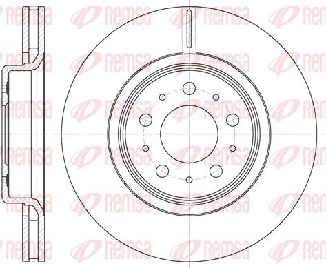 Remsa 6795.10 - Kočioni disk www.molydon.hr