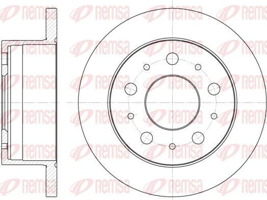 Remsa 6741.00 - Kočioni disk www.molydon.hr