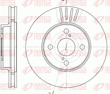 Remsa 6742.10 - Kočioni disk www.molydon.hr