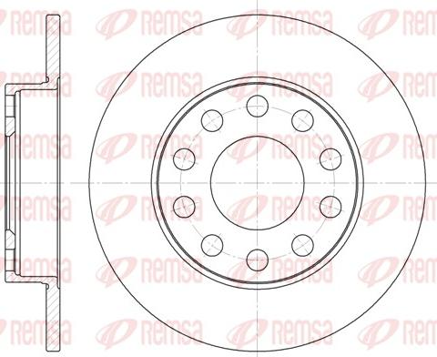 Remsa 6753.00 - Kočioni disk www.molydon.hr